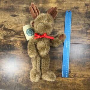 The Boyds Collection Brown Plush Floppy Moose 13.5" Handmade J B Bean New